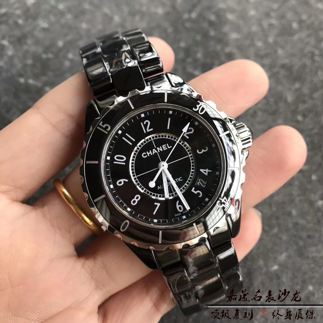 【kor出品】 韩版chanel j12香奈儿intense 男款黑色 表径38mm 重置