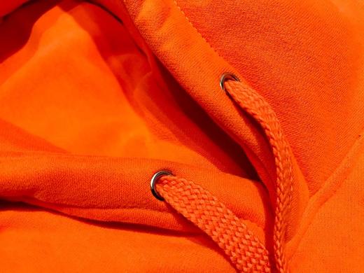 点此购买  情侣款SUPREME加绒橘色卫衣 KS 108496 商品图5