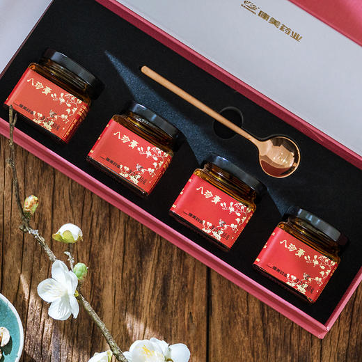 康美 八珍膏  80g*4瓶/盒 补充营养 日常饮品 泡水 干吃 蜂蜜 薏苡仁 莲子 芡实 山药 人参 商品图4