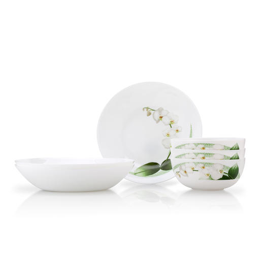 LC-S100G 悠兰白玉餐具6件套 商品图0