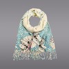 CESARE BRUNI品牌，精纺羊毛抽象花卉流苏披肩 CFW1202011 商品缩略图10