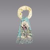 CESARE BRUNI品牌，精纺羊毛抽象花卉流苏披肩 CFW1202011 商品缩略图11