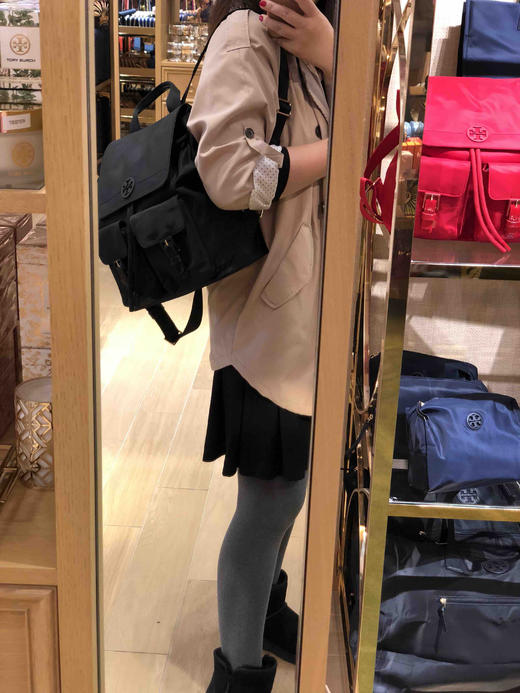 有折扣！Tory burch TB降落伞布双肩包 商品图2