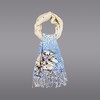 CESARE BRUNI品牌，精纺羊毛抽象花卉流苏披肩 CFW1202011 商品缩略图6