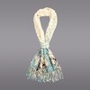 CESARE BRUNI品牌，精纺羊毛抽象花卉流苏披肩 CFW1202011 商品缩略图12