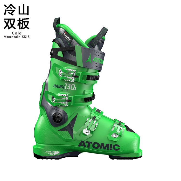 冷山双板 1819 atomic阿托米克hawx ultra 130s 男子双板滑雪鞋