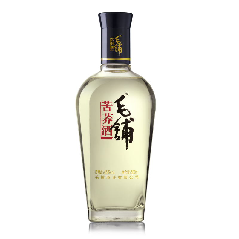 【一本好书同款】45度 毛铺苦荞酒 紫荞 500ml*6 箱装