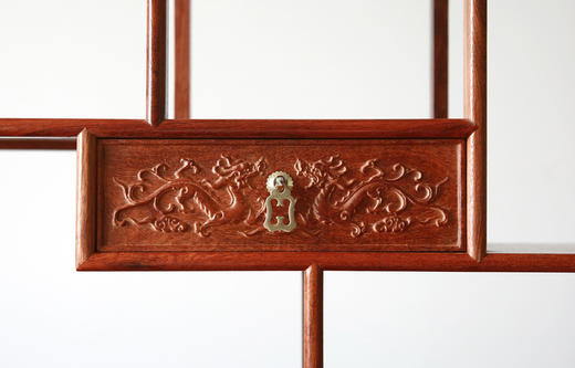 红桥红  精品 缅甸花梨 【圆形 • 博古架】多宝阁置物架  全榫卯结构 一物多用 实用收藏 商品图5