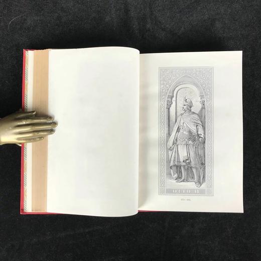 1879年 德国帝王肖像版画集 漆面精装大32开 商品图12