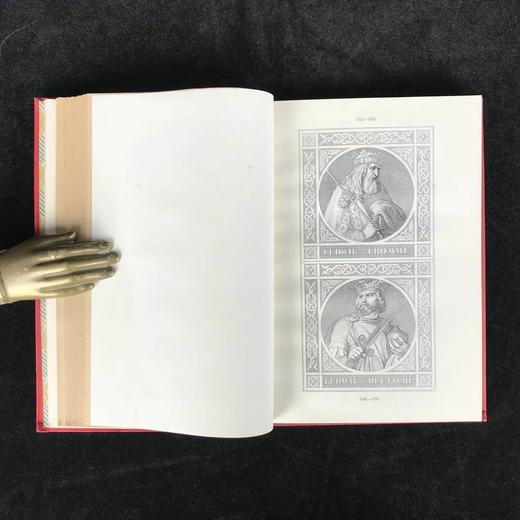 1879年 德国帝王肖像版画集 漆面精装大32开 商品图8