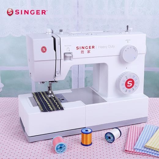 【10台包邮】 家用电动缝纫机吃厚带锁边5523高速多功能SINGER衣车 商品图3