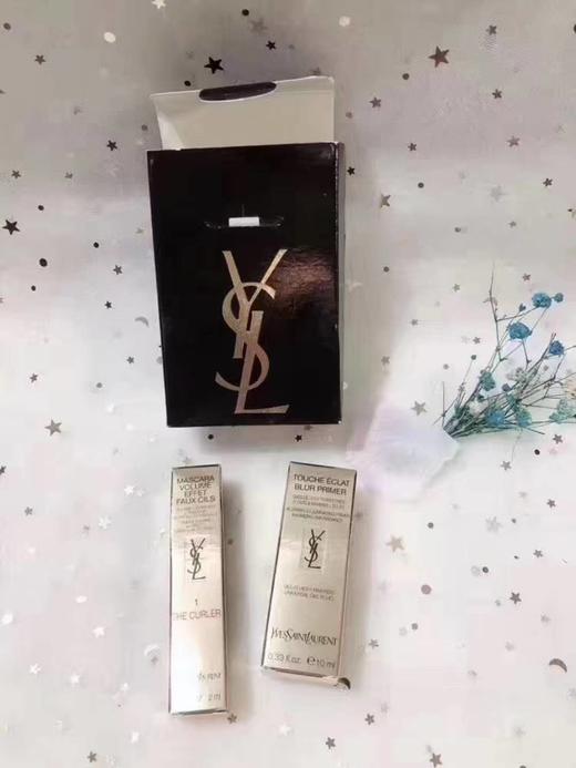 【海外直邮】YSL 金箔妆前乳10ml+睫毛膏中样 商品图0