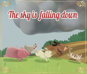 9、The sky is falling down