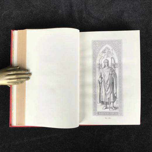 1879年 德国帝王肖像版画集 漆面精装大32开 商品图10