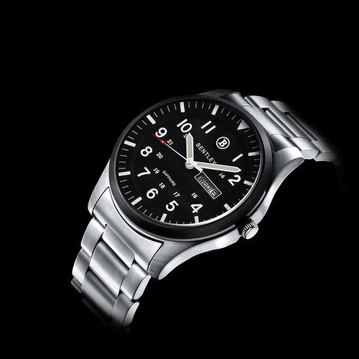 BL-16 BENTLEY  商务钢带男士腕表 商品图2