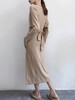 【服饰鞋包】桔梗裙秋小众毛衣裙女气质长裙复古收腰针织秋冬法式连衣裙秋 商品缩略图5