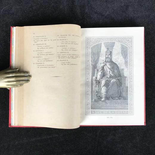 1879年 德国帝王肖像版画集 漆面精装大32开 商品图7