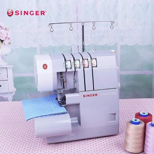 胜家包缝机14HD854家用小型三线锁边机吃厚拷边机密拷四线SINGER 商品图0