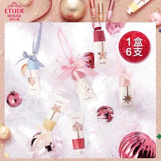 【ETUDE HOUSE 伊蒂之屋】缤纷气味香水护手霜 6支装［繁星入梦圣诞限量版］ 商品图1