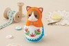  橘猫小碎步羊毛毡材料包 商品缩略图0