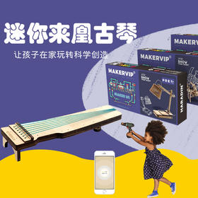 小小制作发明科技益智拼装玩具在线课程麦客盒子古琴儿童礼品礼物