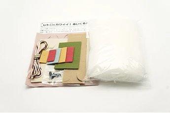  粉兔子羊毛毡材料包 商品图2