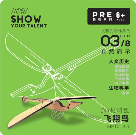 科技小制作diy创意益智拼装玩具在线课程麦客盒子仿生鸟儿童礼品 商品图3