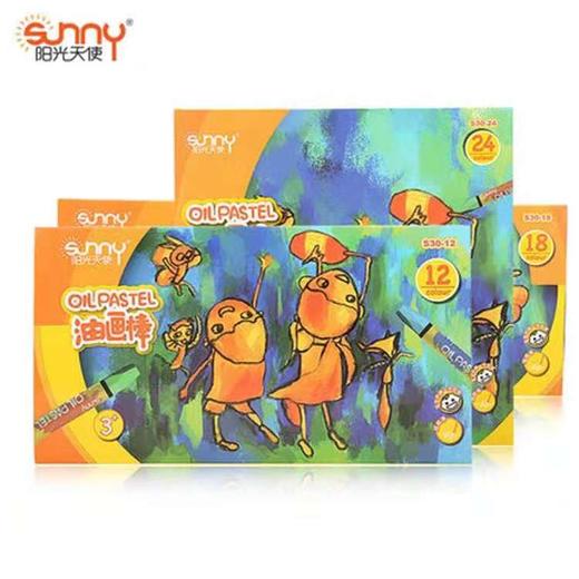 阳光天使12色n/18色/24色/36色油画棒 商品图0