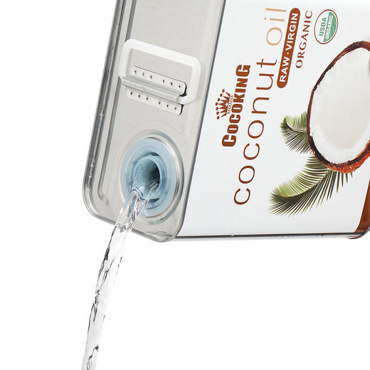 椰子油冷压榨 菲律宾原装进口cocoking椰冠有机冷压榨家用桶装食用油   1.5l护发油 1.5l 商品图5