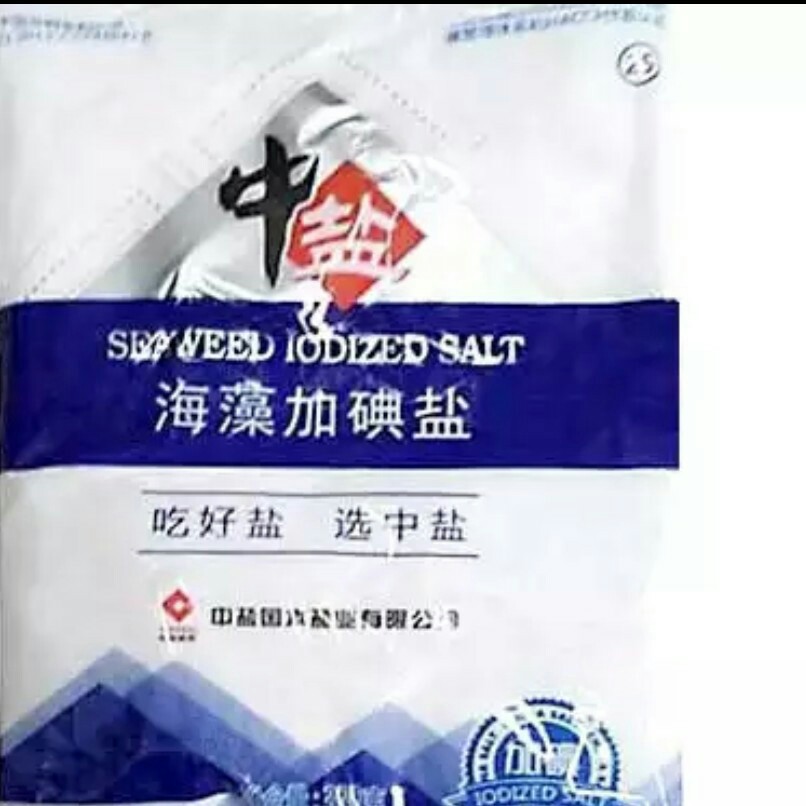 中盐海藻加碘盐 400g/袋