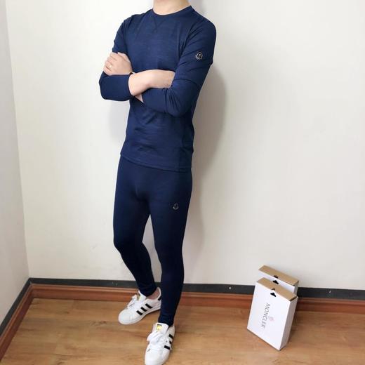 点此购买  男款 Moncler蒙口保暖薄绒内衣   矫 108921 商品图1
