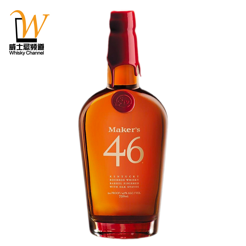 威士忌频道行货美格46波本威士忌makersmarkbourbonwhisky