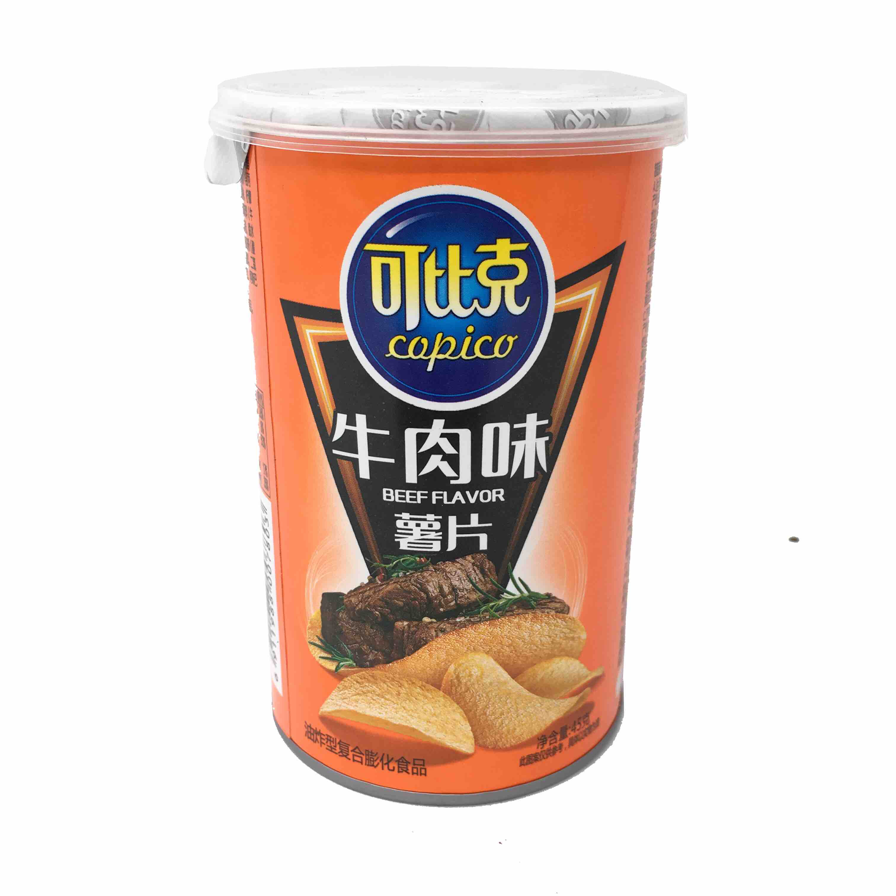 可比克 牛肉味薯片45g