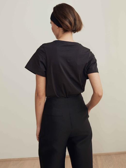Toteme 19ss Espera短袖T恤 奶咖色/黑色 商品图4