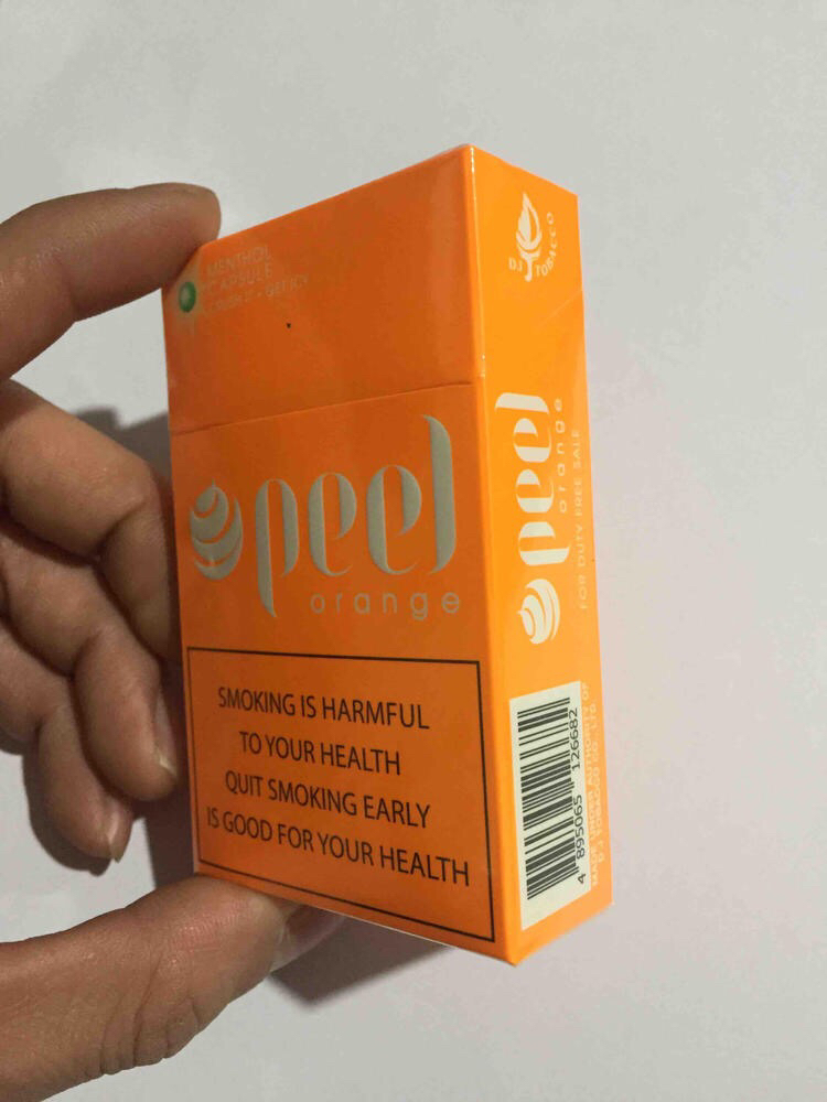 台湾peel 橙爆 进口烟