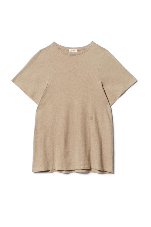 Toteme 19ss Espera短袖T恤 奶咖色/黑色 商品图2