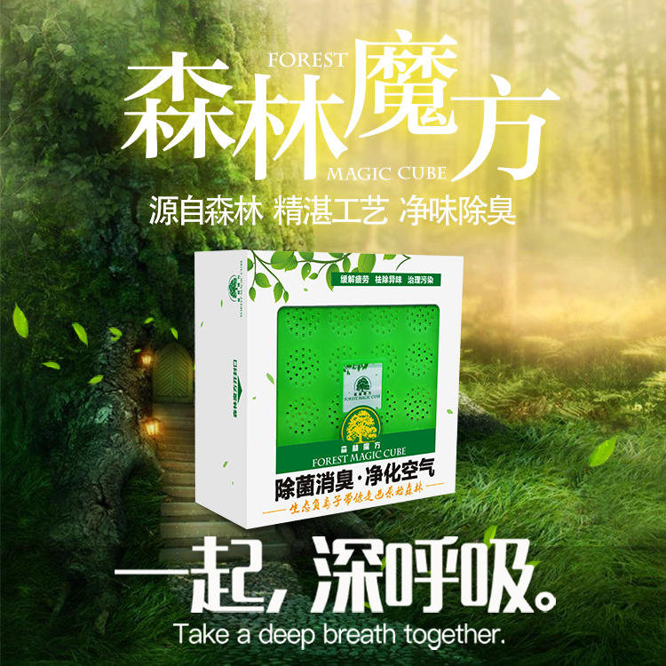 森林魔方净味魔盒 除甲醛异味净化空气