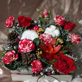 圣诞主题花艺沙龙 · 插花课