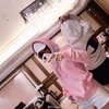 点此购买  女款 冠军champion毛圈粉连帽卫衣   ks 109142 商品缩略图0