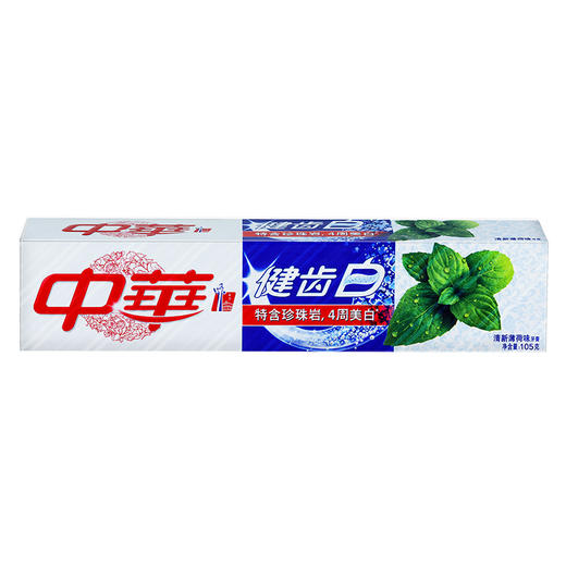 中华 健齿白清新薄荷味牙膏105g 商品图1