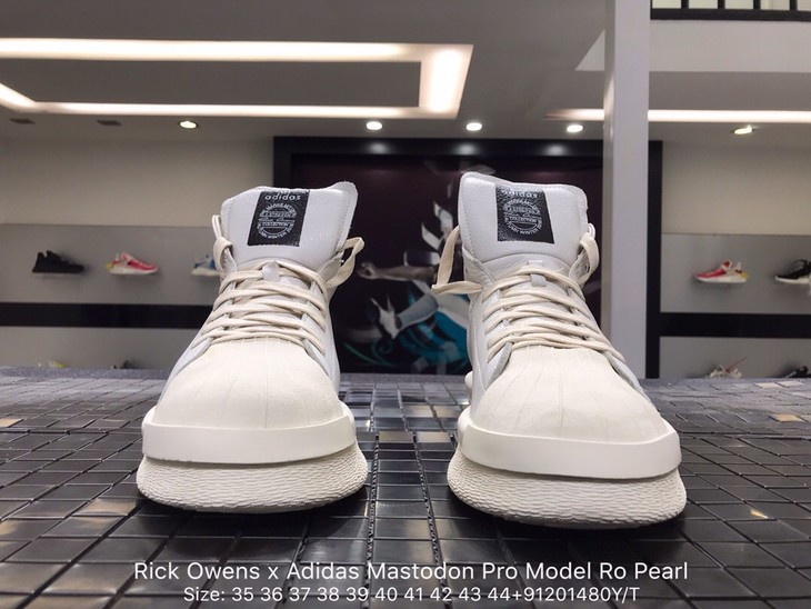 瑞克·欧文斯rick owens x adidas mastodon pro model ro pearl贝壳