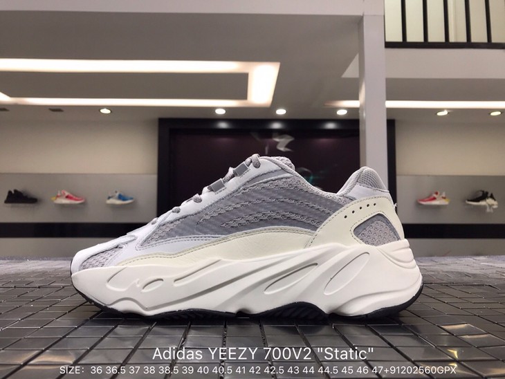 男女均有adidas阿迪达斯yeezy椰子700v2staticget毒版灰白反光ef2829