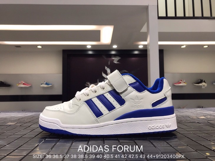 男女均有 阿迪达斯专柜正品 adidas forum mid low经典魔术贴复古板鞋