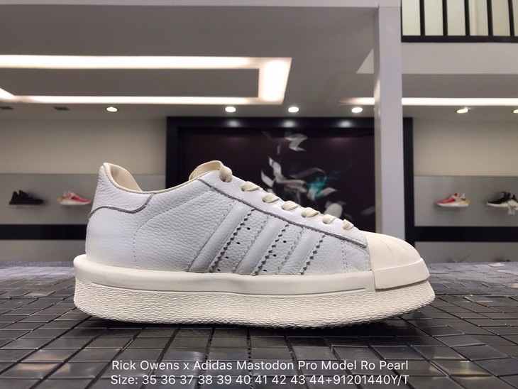 瑞克·欧文斯rick owens x adidas mastodon pro model ro pearl贝壳