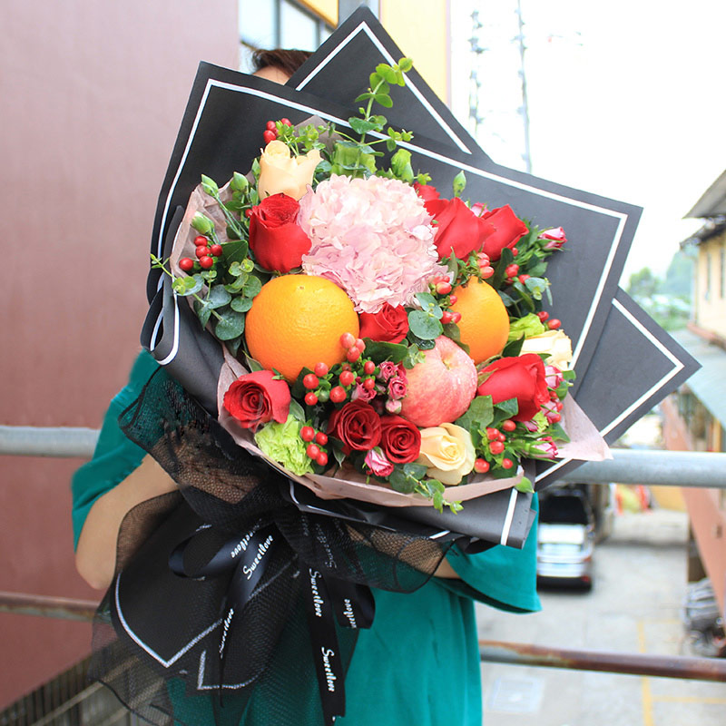 水果花束蔬菜创意鲜花速递送女友老婆闺蜜朋友生日告白道歉送花