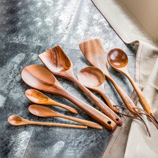 泰国LC LIVING 相思木炒菜铲木铲 家用不粘锅专用木饭勺电饭煲锅铲厨房 商品图4