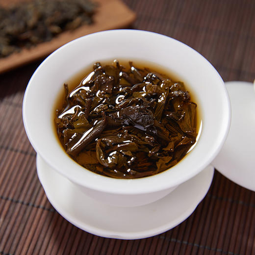 白沙溪丨润之福 茯砖茶 安化黑茶 金花普茂 330g 商品图3