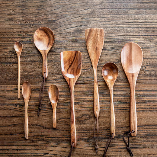 泰国LC LIVING 相思木炒菜铲木铲 家用不粘锅专用木饭勺电饭煲锅铲厨房 商品图5