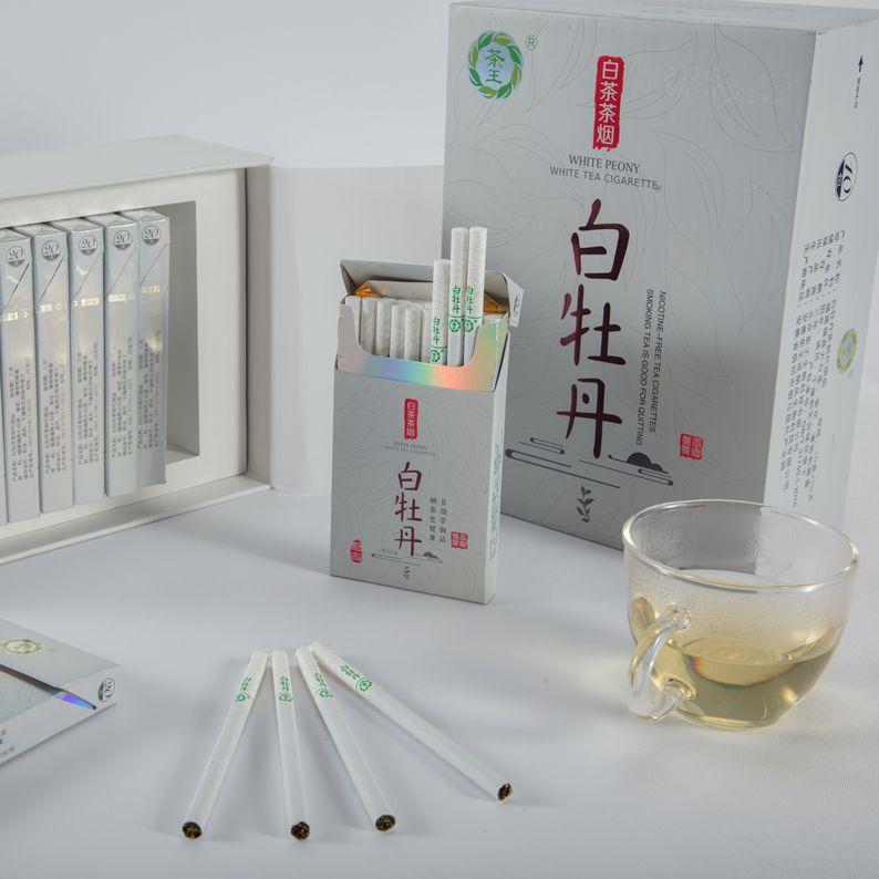 白牡丹细支茶制代烟品(单盒|茶王白茶茶烟