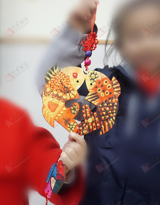 双鱼戏珠--手工 商品图2